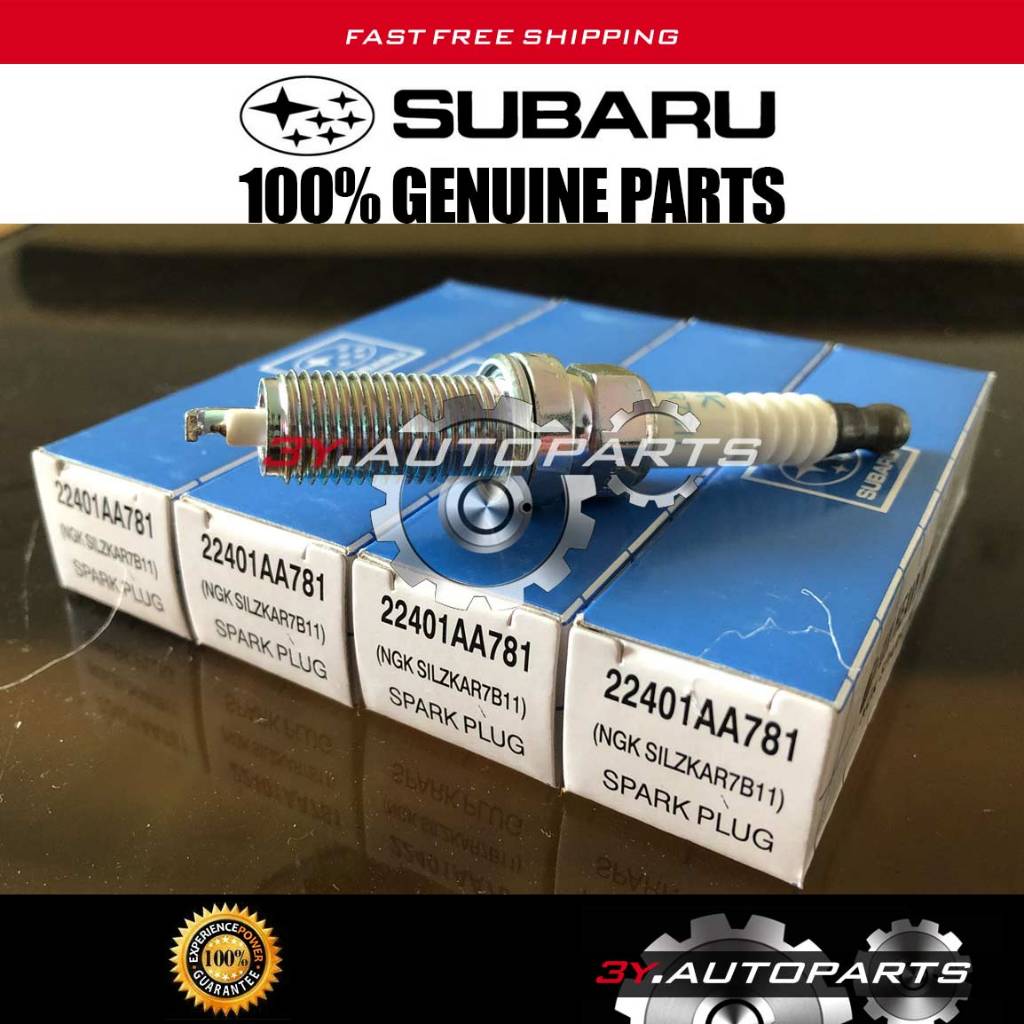 Genuine ( 1 Set 4 pcs) 22401AA781 Subaru Iridium Spark Plug FB16 FB20 ...