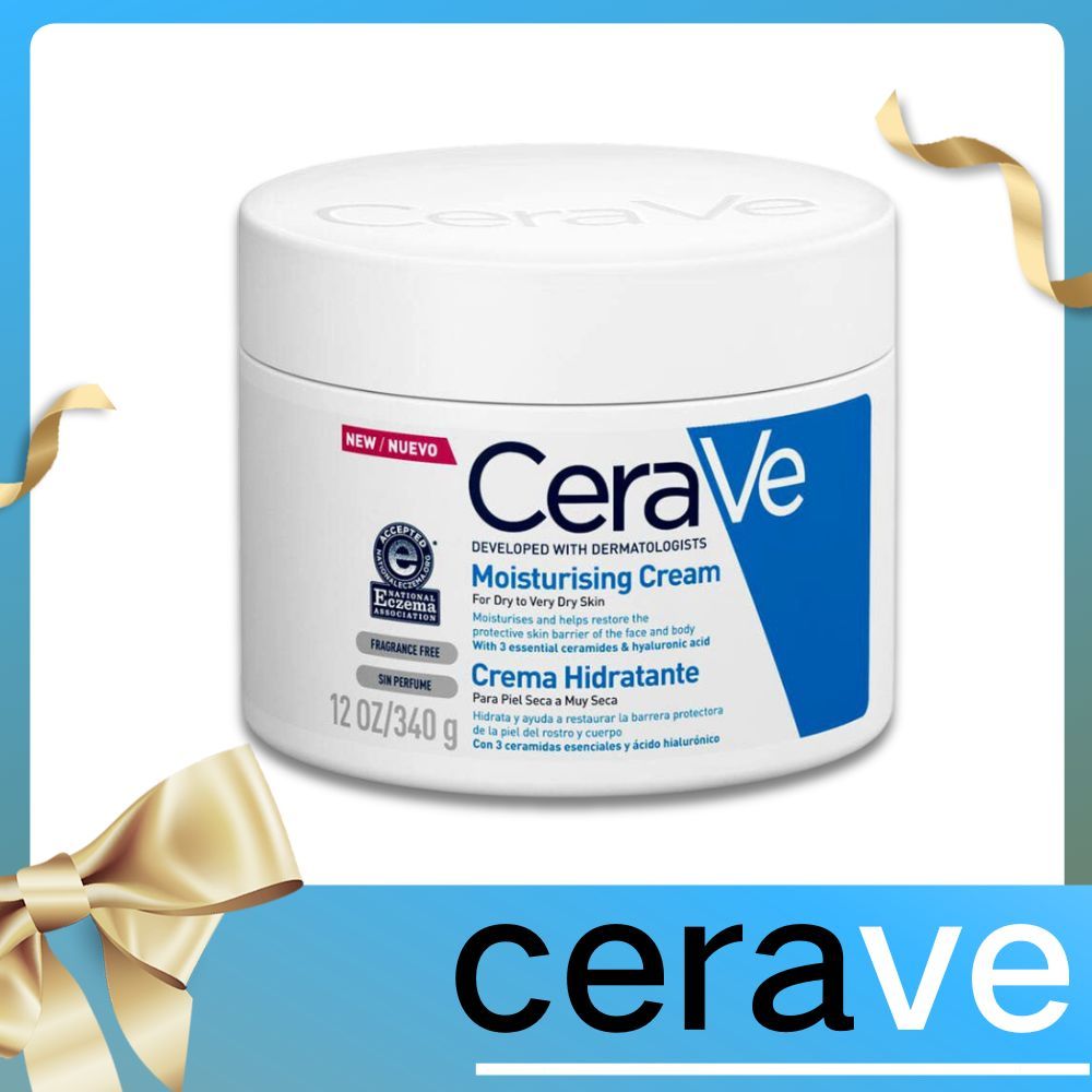 Cerave Moisturizing Cream 340g Moisturizer for face and body Baume ...