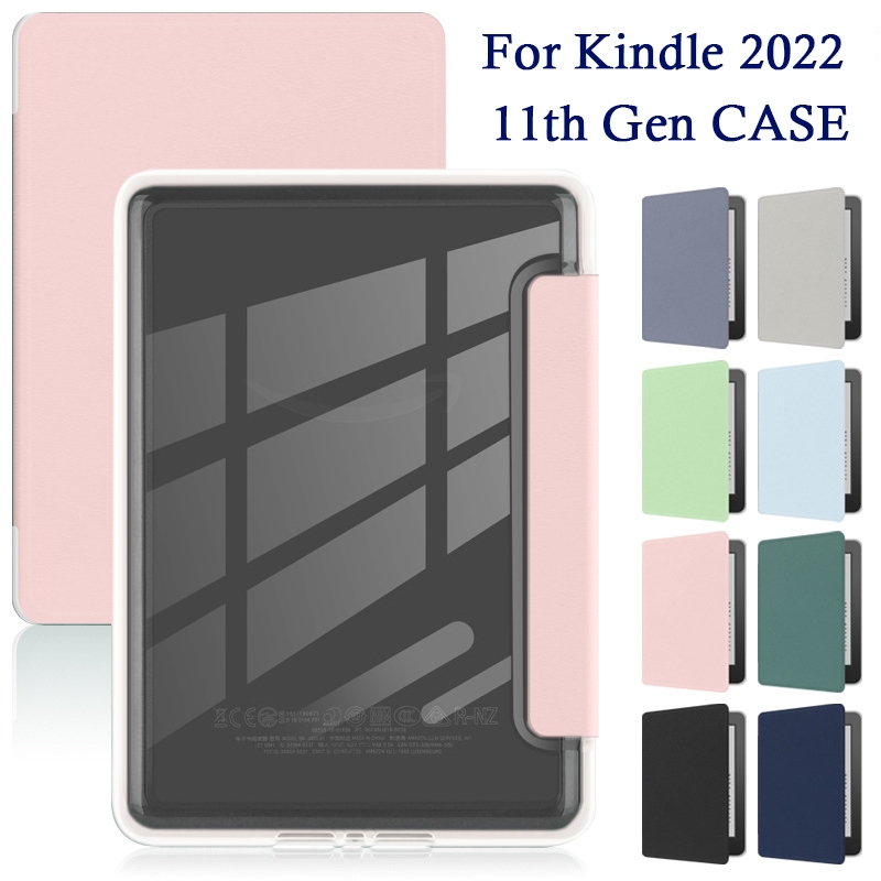Aircawin Étui Transparent Pour Kindle 6" (11e Génération Version 2022 (modèle N° C2V2L3), Coque Arrière Transparente En TPU Souple Et Léger Pour Liseuse Kindle
