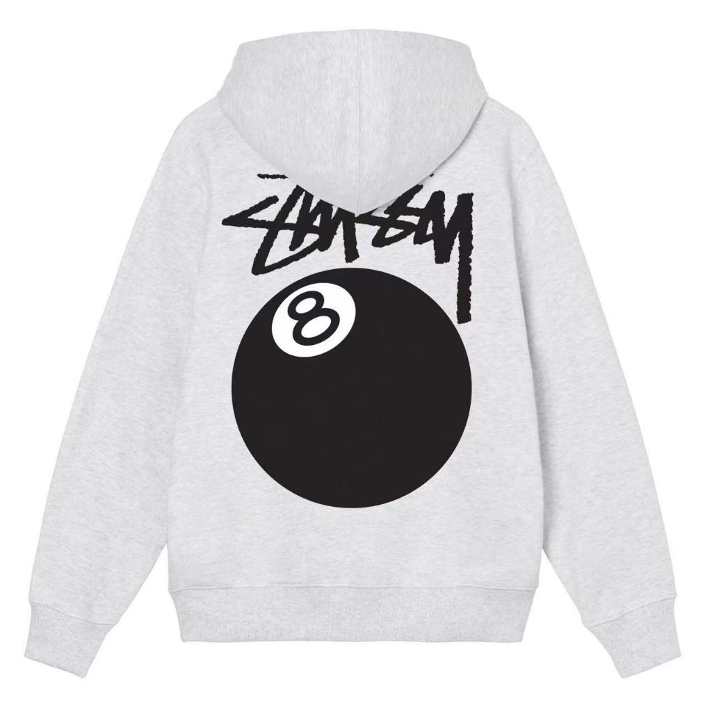 100% authentic Stussy 8 Ball Zip Hoodie Black | Shopee Singapore