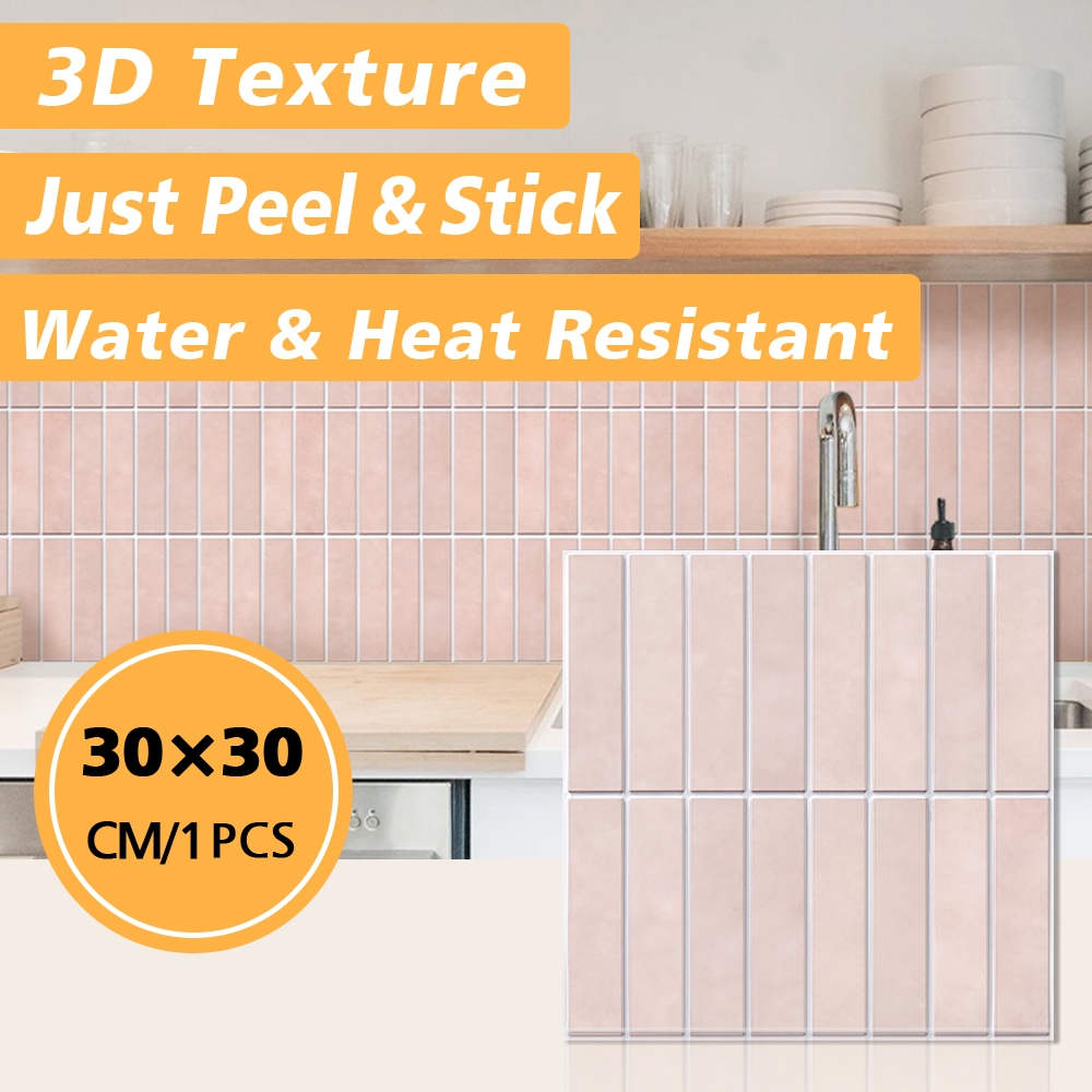 In Stock | 3D Mosaic Wall Sticker Self Adhesive Wall Panel, DIY Home ...