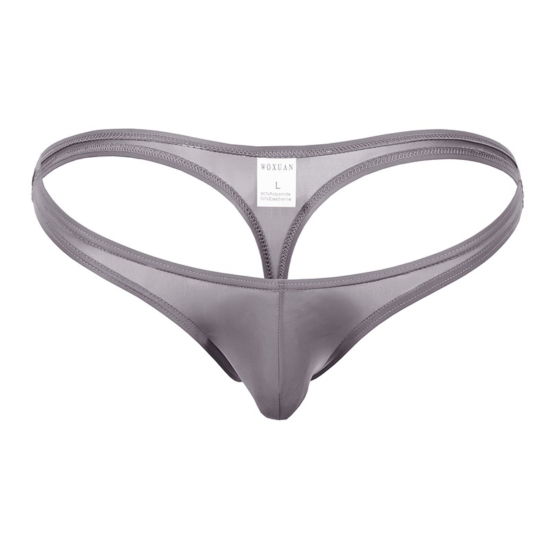 Men's Breathable Underwear Low Waist G-String Thongs See Through ...