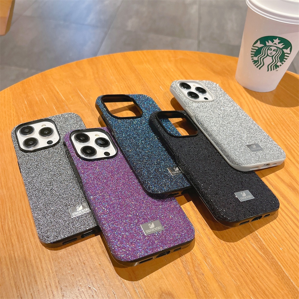 Luxury Brand SWAROVSKI Glitter Diamond Case For iPhone 16 Pro Max