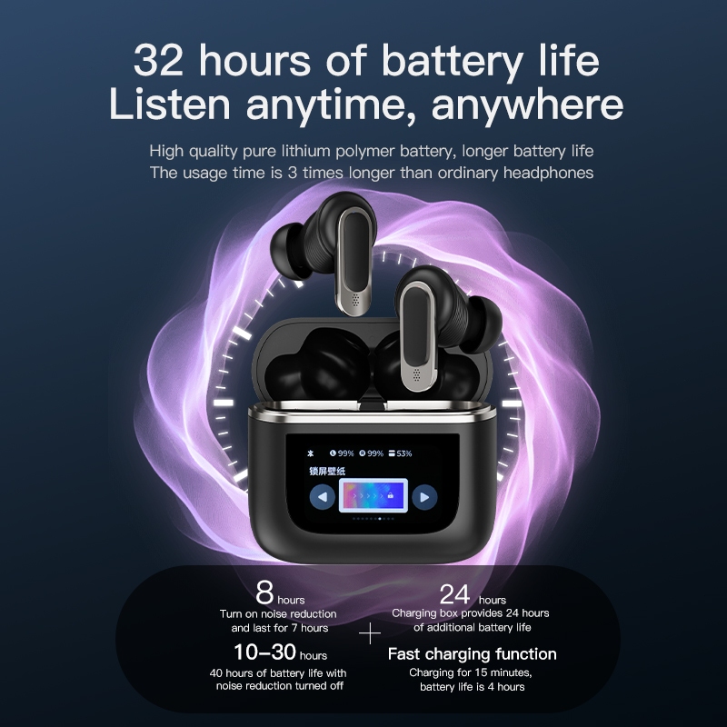 NOVI V8 Wireless Bluetooth earphones TWS 5.3 HIFI Sound touch stereo ...