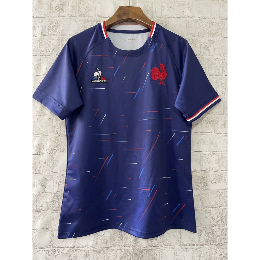 Le Coq Sportif France 2024 Home Shirt Mens 2024 France Home Rugby Jersey Shopee Singapore