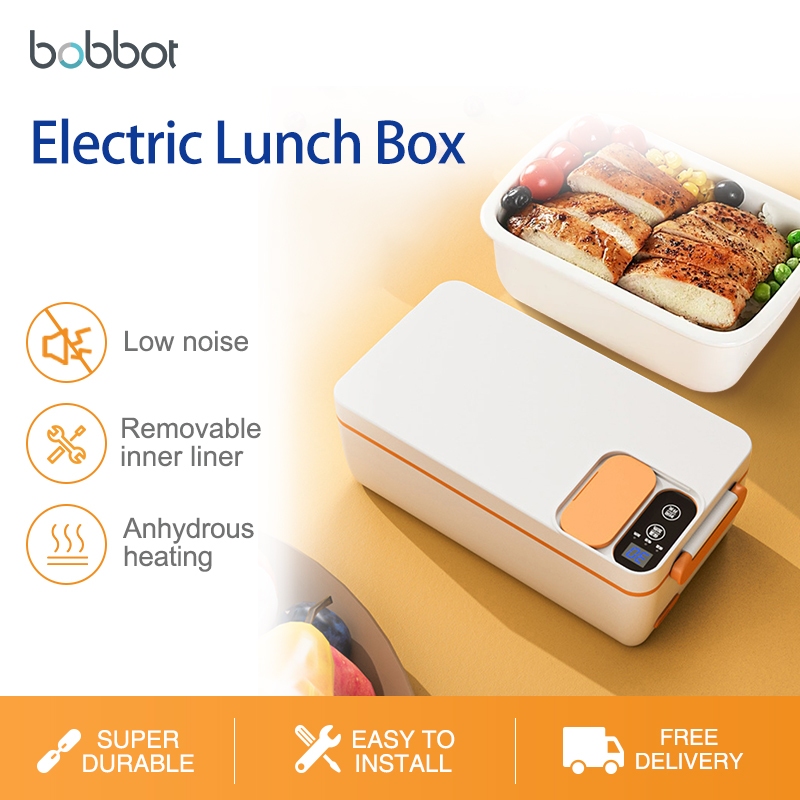 Keromee 9600mAh Wireless Electric Lunch Box Rechargeable USB Box 1000ml  Portable Lunch Box Insulated Food Warmer Food Container