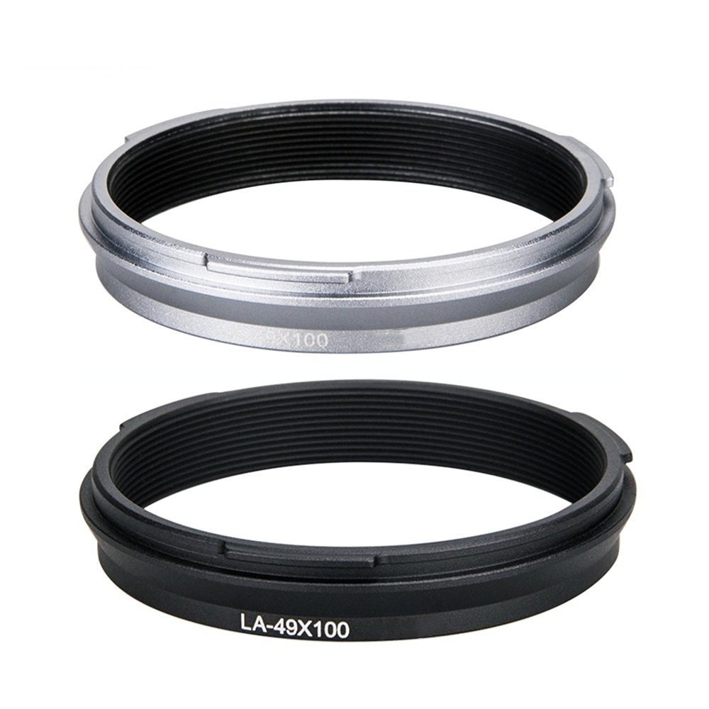 AR-X100 Anello Adattatore Per Filtro 49 Mm Per Fujifilm X100VI, X100V, X100F, X100T, X100S, X100 E X70