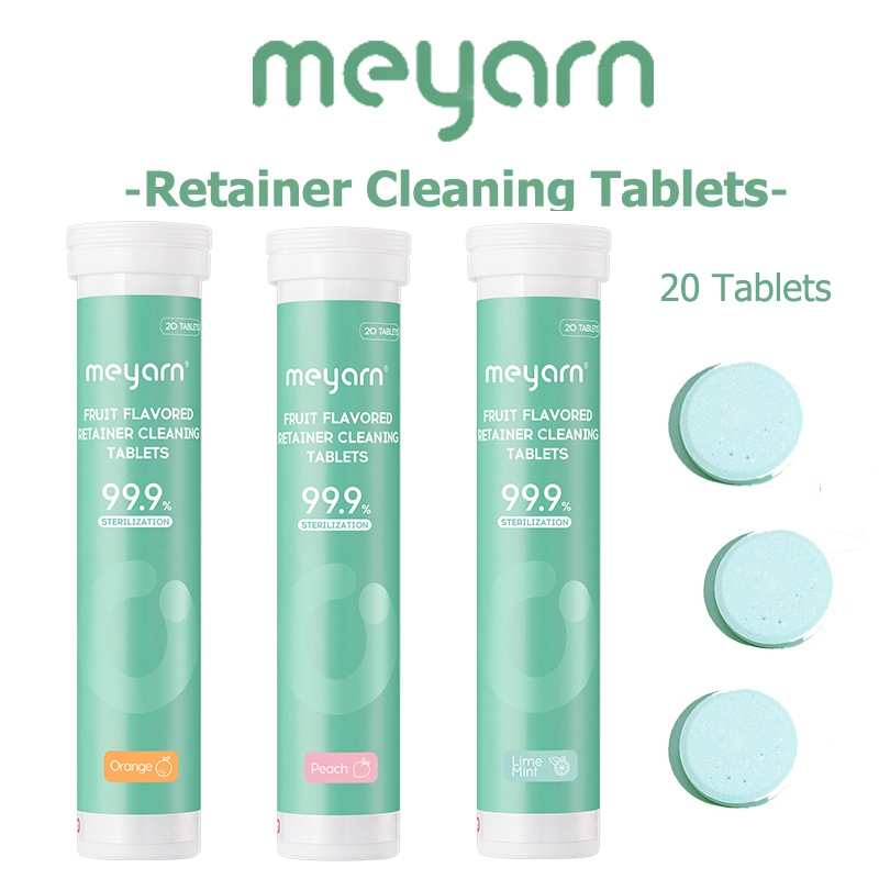 MEYARN 99.9% Sterilized 2min Instant Cleaning Effervescent Tablets for ...