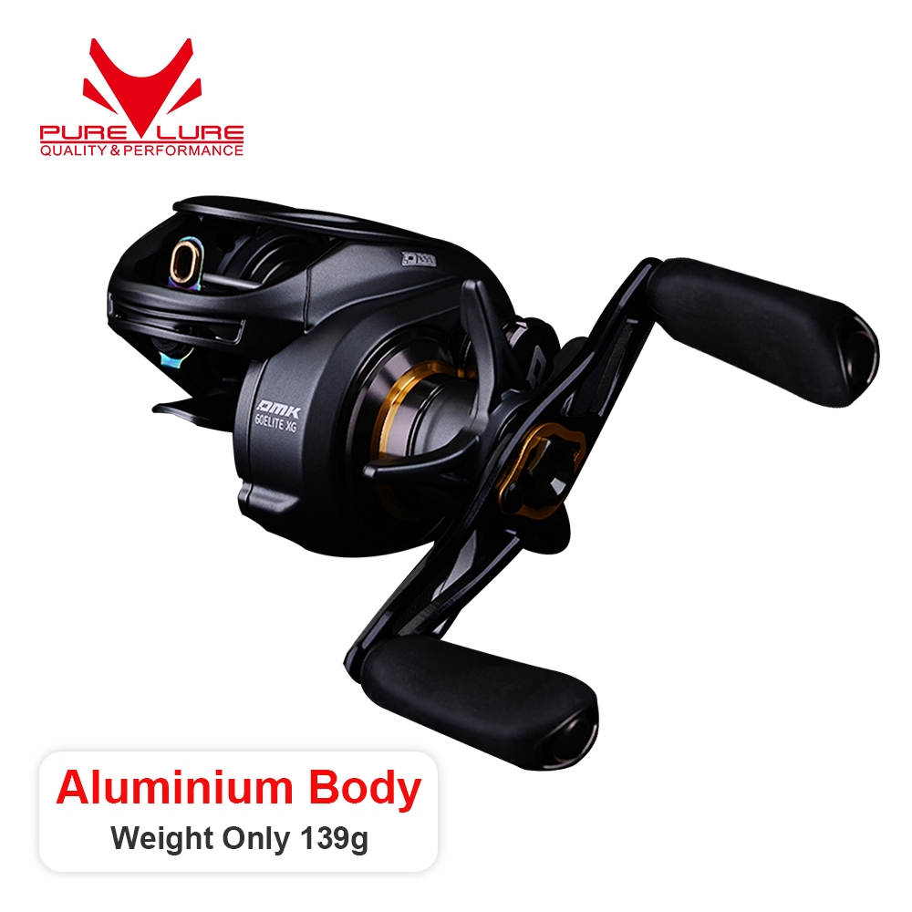 baitcasting reel singapore Fishing For Fun Baitcaster I Catfish Pro The anodized finish gives the reel a sleek look that will endure the elements and withstand the daily use of an avid angler PURELURE Aluminium Body Silver Feather