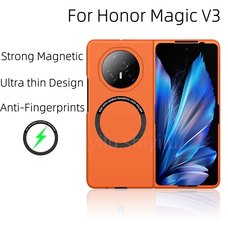 For Huawei Honor Magic V3 VS3 Case Simple Ultra thin Matte Hard PC Wireless Charging