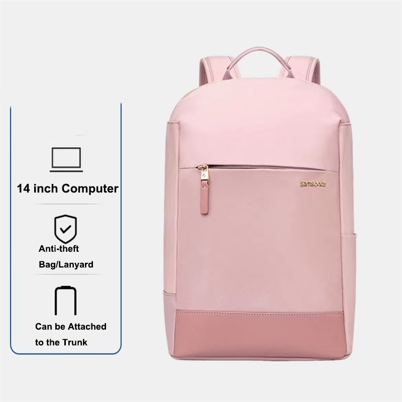 Samsonite TU4 85001 14 inch Women s Backpack Rich Features in the Bag Key Chain Anti theft Pocket Quick Access Pocket S shaped Strap is More Suitable For Female Shoulder Shape Shopee Singapore