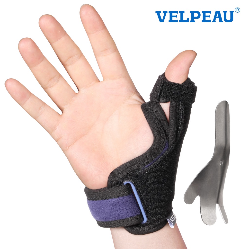 VELPEAU Breathable Spacer Fabric Reversible CMC Joint Thumb Stabilizer ...