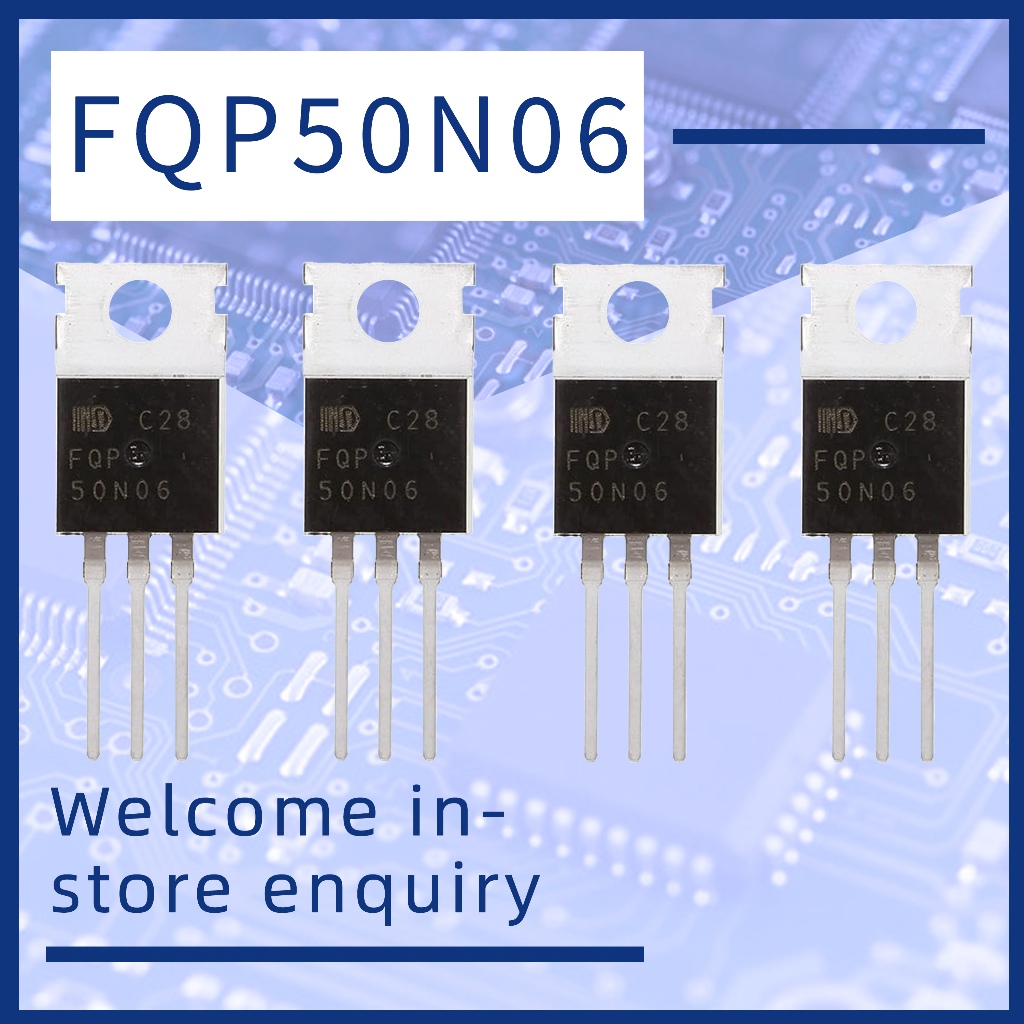 HUABAN 10 Pcs FQP50N06 Power N-Channel MOSFET Jamaica