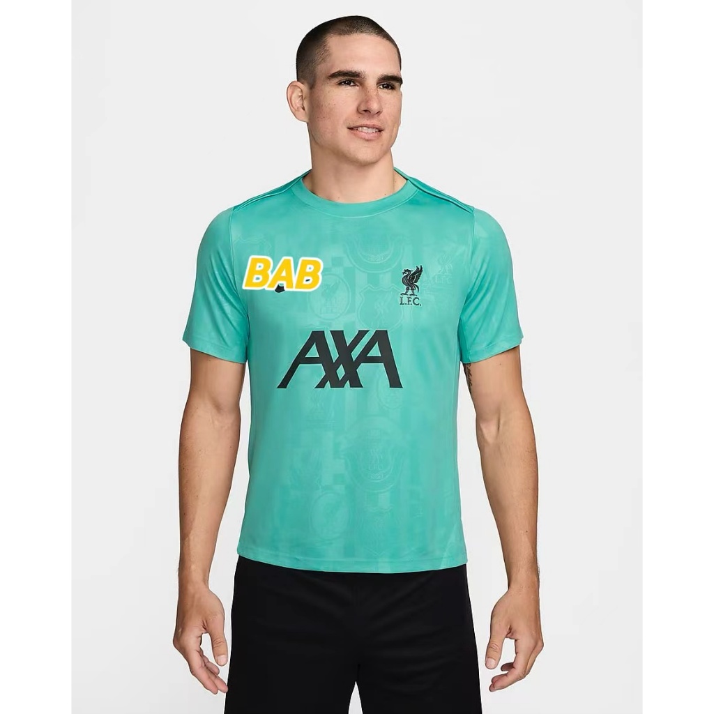 S-4XL fan version 24-25 Liverpool pre match jersey, sports jersey