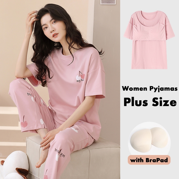 Cartoon Printed Long Sleeved Pajamas For Women