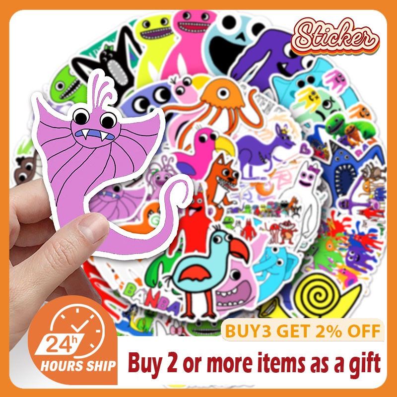 50Pcs Garten of Banban Sticker Horror Game Cartoon Graffiti DIY Phone ...