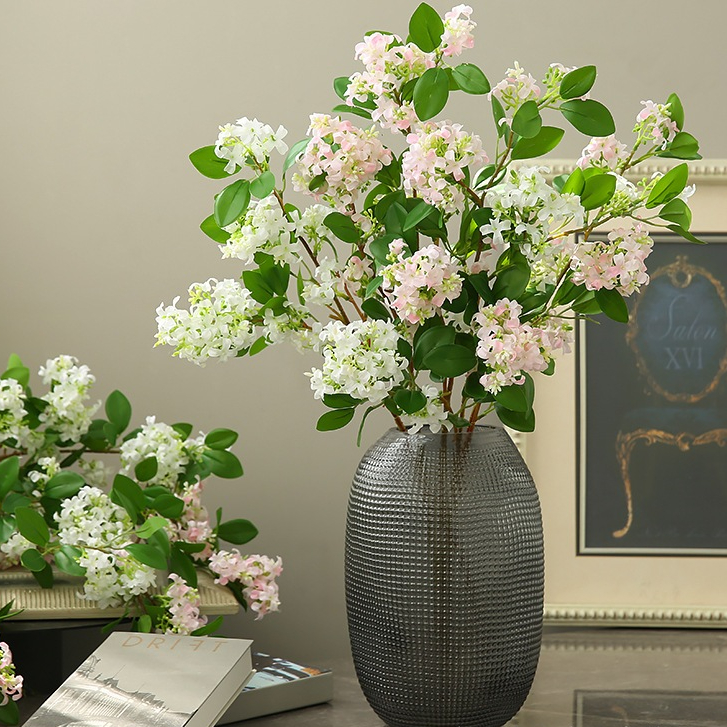 Qianli artificial flower Osmanthus artificial flower white flower ...