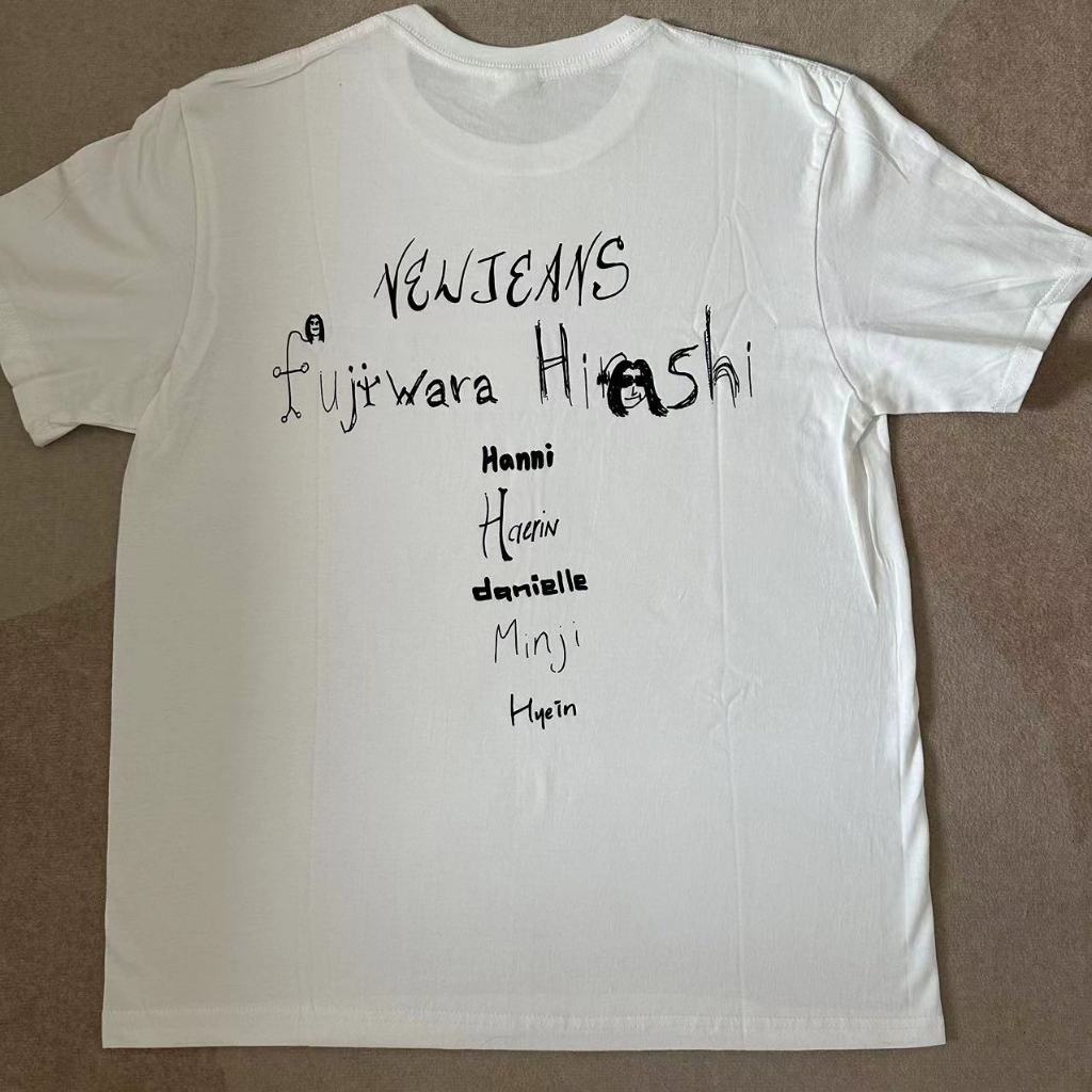 NEWJEANS X HIROSHI FUJIWARA COLLER Cotton T-shirt Minji Hanni