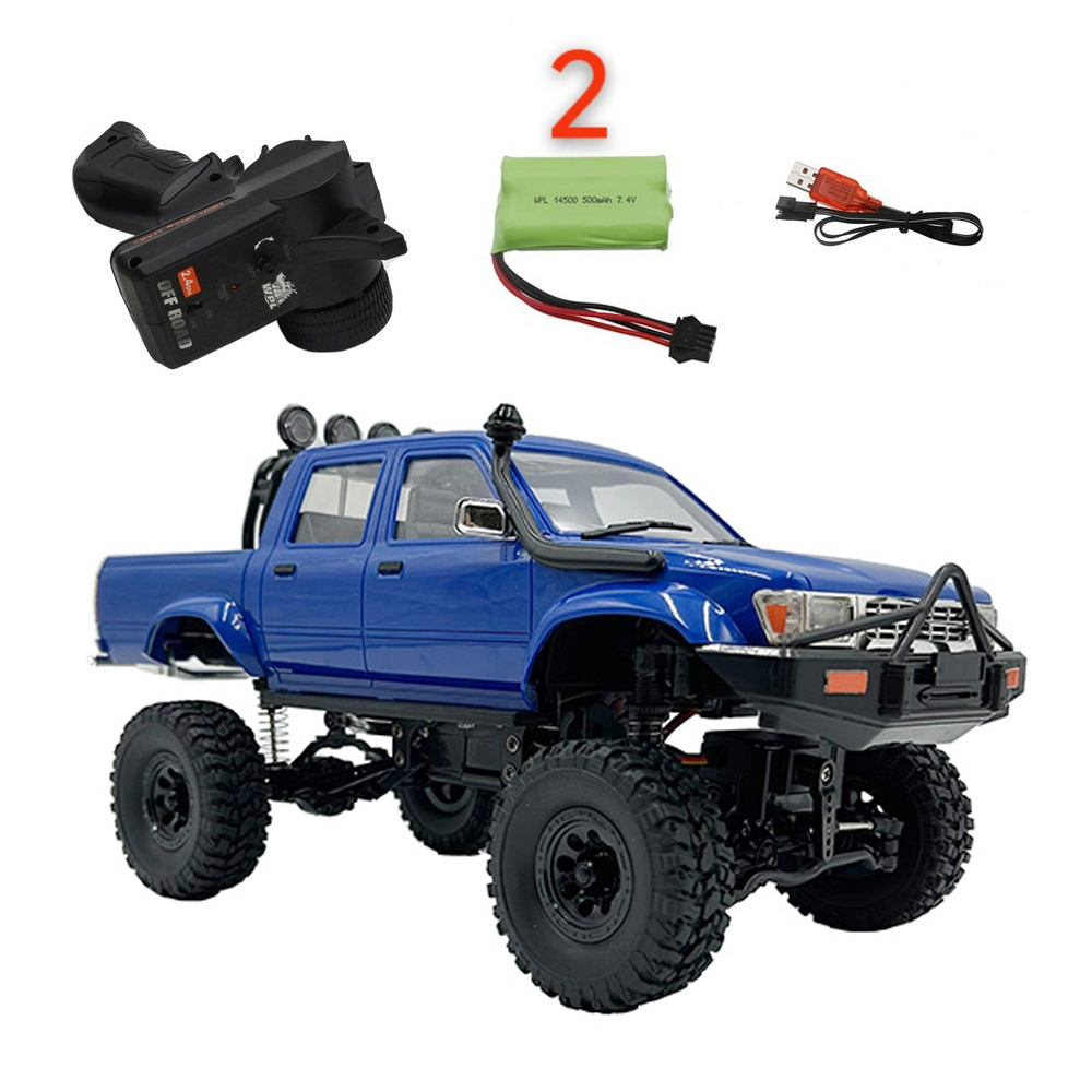 In stock】 WPL C64-1 RC CAR 1/16 2.4G Full Scale 4WD Adults