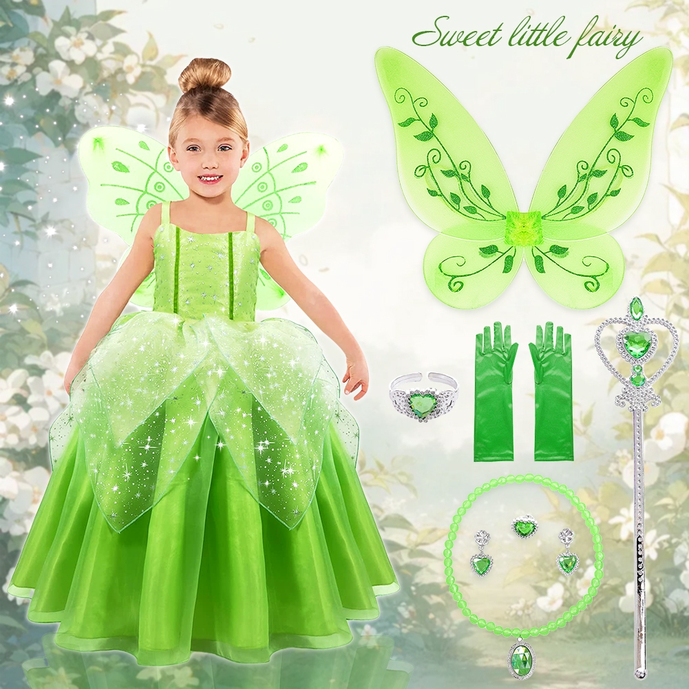 sachin and babi light blue dress Cinderella Ruffled Princess Snowflake White Blue Dress Blue / S