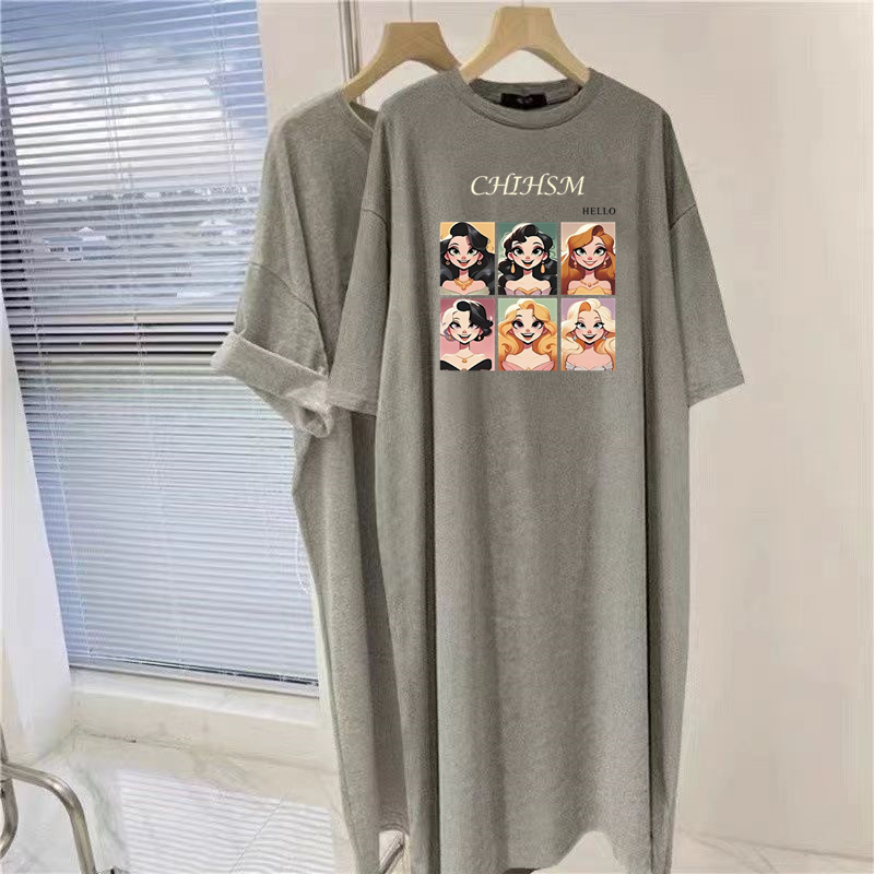 Pajamas Dress Thin Style 4XL One-Piece Nightdress Mermaid Princess Disney  Princess Nightdress Loose 4XL Loungewear Can Wear Outside | Shopee Singapore