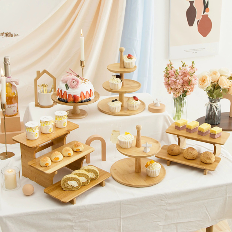 （SG In Stock）Cupcake Tray Dessert Stand Fruit Tray Dessert Table