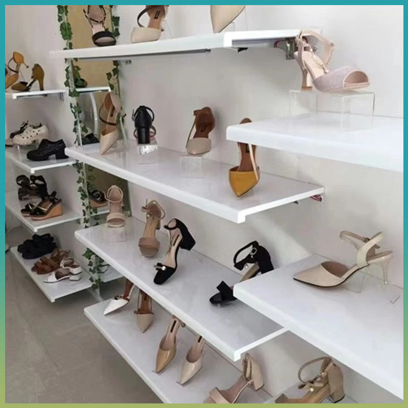 Wall-Mounted Shoe Rack Shoe Store Shoe Rack Wall-Mounted Shoe Bag ...