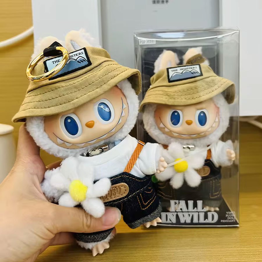 Labubu Fall In Wild Series 17cm Labubu Rag Vinyl Plush Doll Tide Play ...