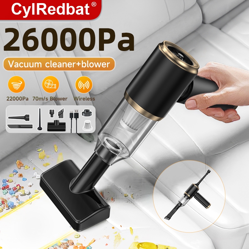 CylRedbat 7 in1 Cordless Vacuum Cleaner Air Blower 60000RPM Air Duster
