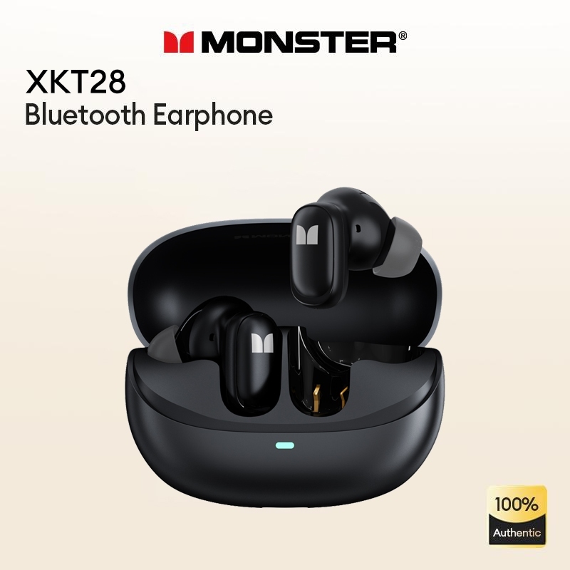 Monster XKT28 Wireless Bluetooth Earphone High Definition Call Noise