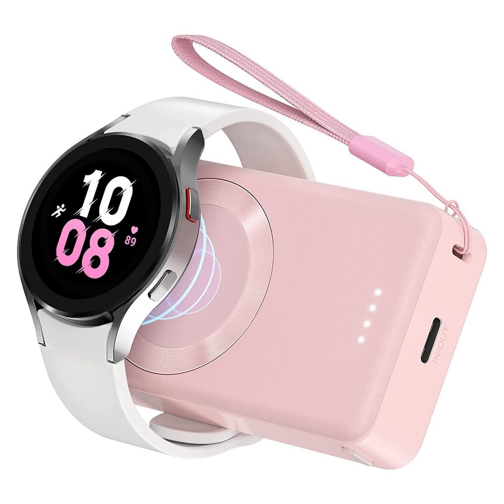 for Samsung Galaxy Watch Charger 4000mAh, Fast Charging Portable