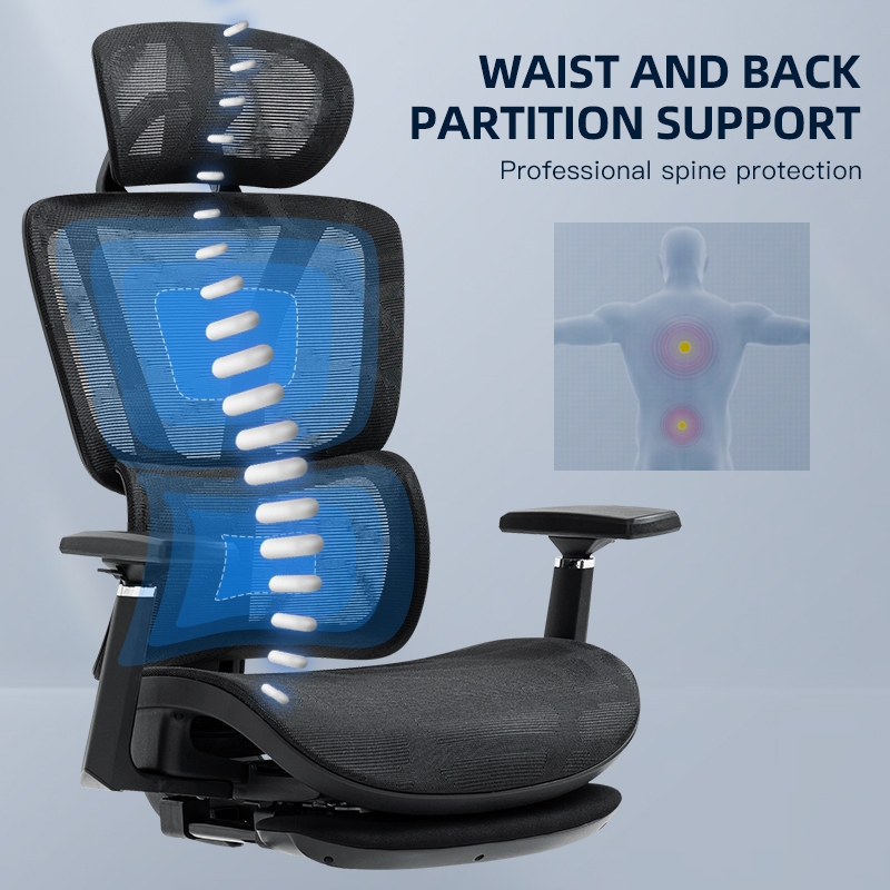 Ergonomic Office Chair Home Study Mesh Computer Chairs | Shopee Singapore