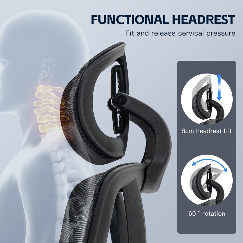 Ergonomic Office Chair Home Study Mesh Computer Chairs | Shopee Singapore