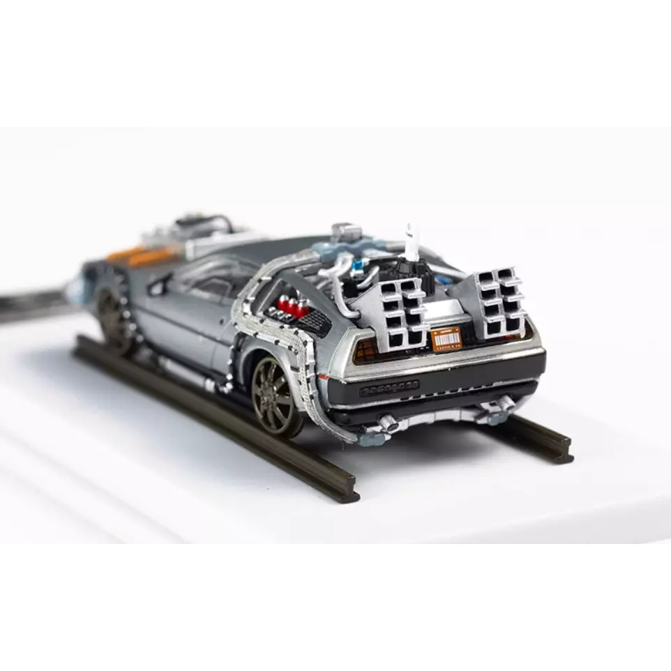 MJ 1/64 Back to the Future Time Car DeLorean DMC-12 Alloy