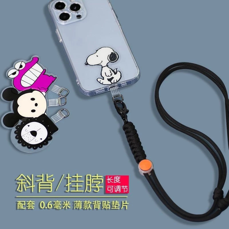 New Cartoon Reinforced Strong Mobile Phone Lanyard Clip Back Sticker ...