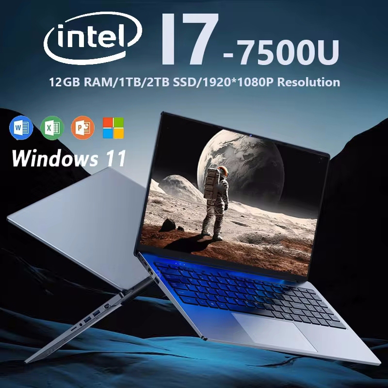 2025 new metal computer 14.1 inches intel Core i7 7500u laptop 12GB ...