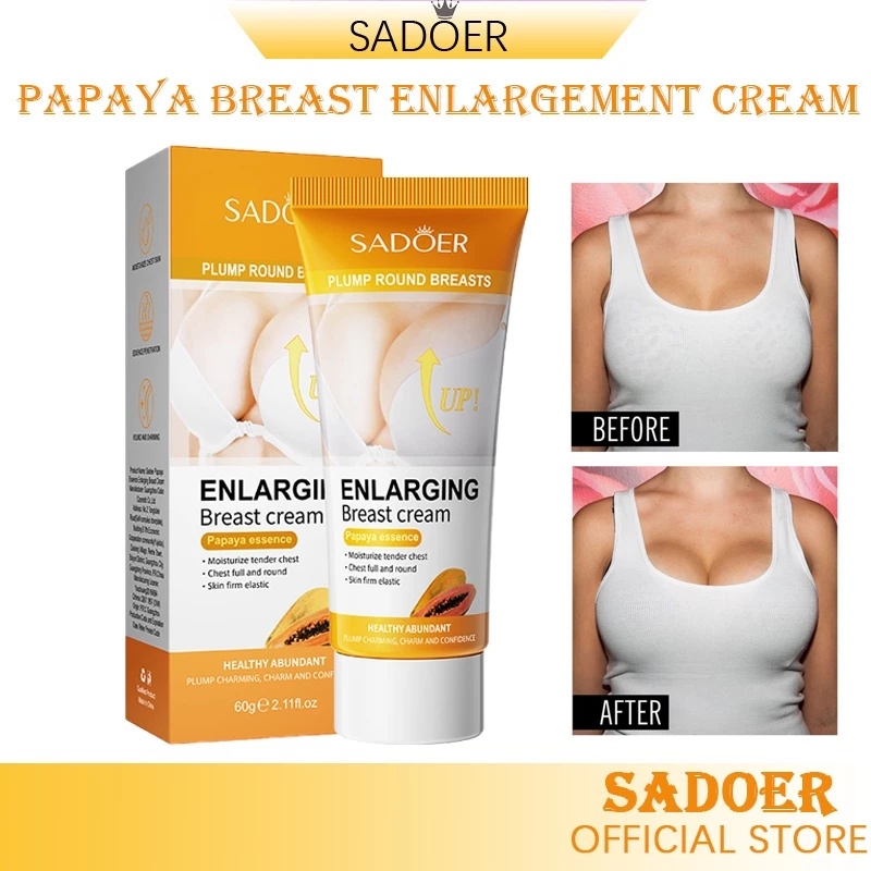 SADOER Breast Cream Breast Enhancement Cream Bust Cream 60ml Tightness ...