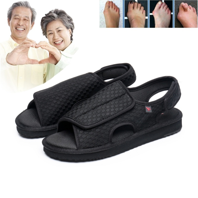 mens extra wide sandals for swollen feet