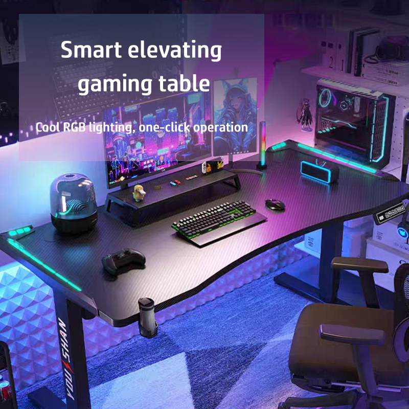 Electric Lifting Desk Intelligent Computer Desk Adjustable Internet ...