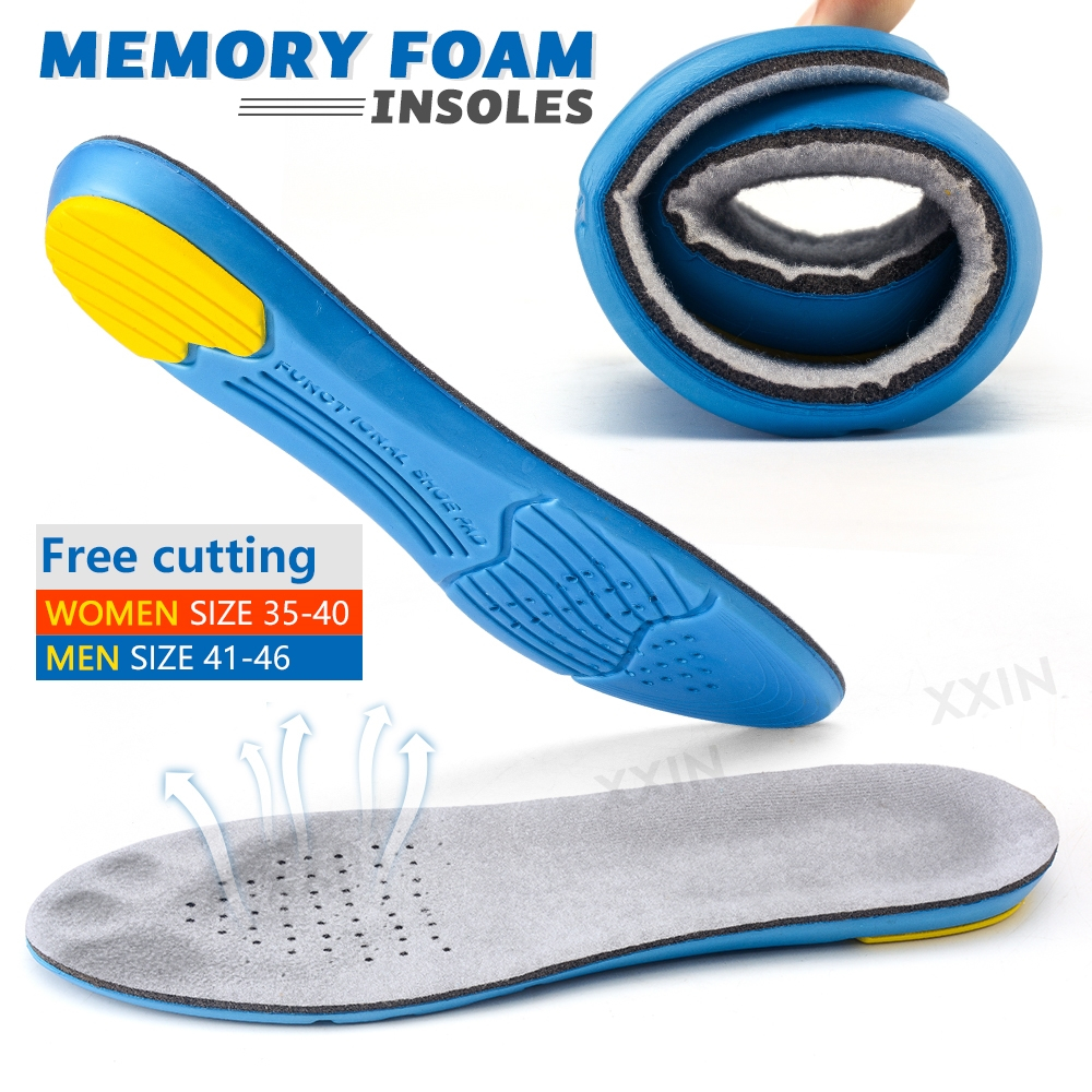 EVA elastic Memory Foam breathable shoes insoles Sports Function Shoes ...