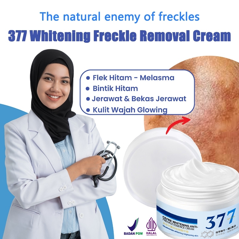 Product image 💥𝗦𝗚 𝗦𝗧𝗢𝗖𝗞💥 𝙊𝙧𝙞𝙜𝙞𝙣𝙖𝙡 377 whitening cream / 50g Freckles removal cream Dark spot remover Melanin removal cream 377 美白淡斑面霜 4