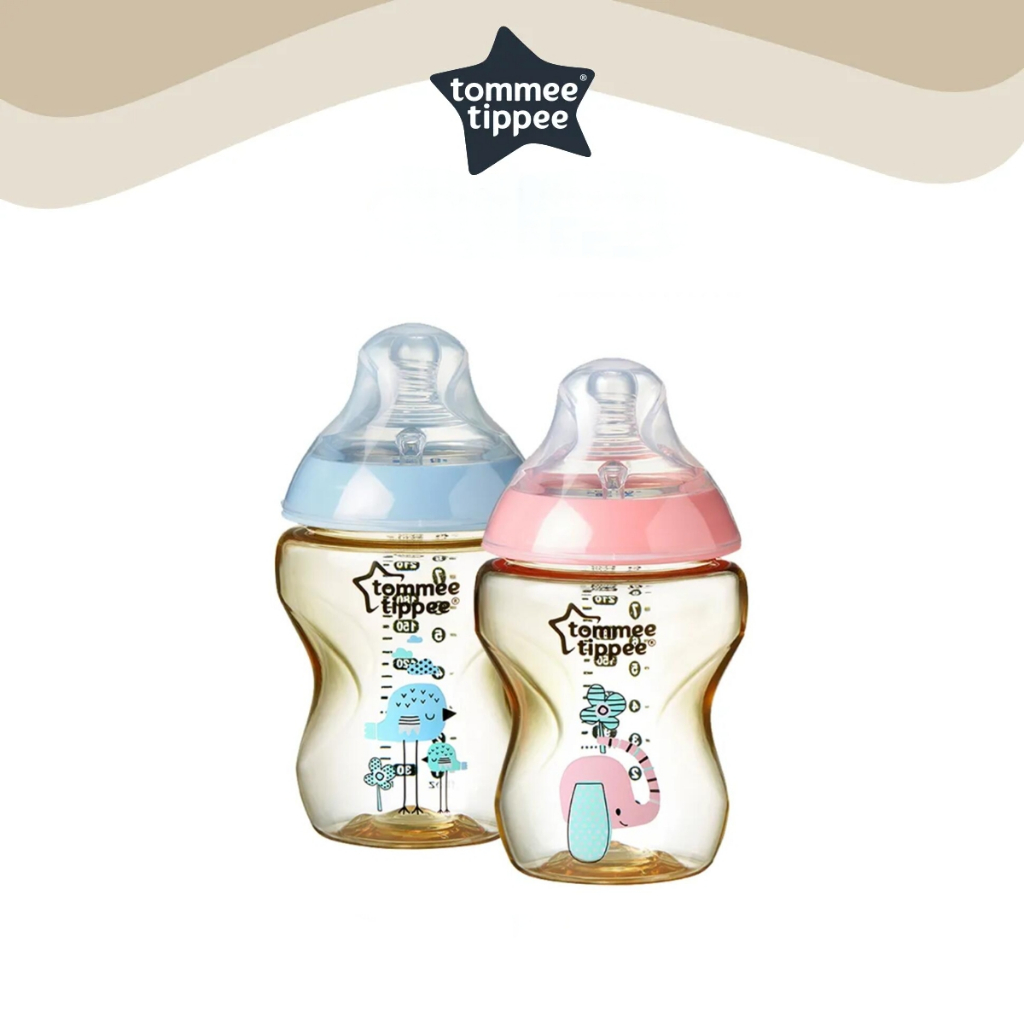 Tommee Tippee Closer To Nature Feeding Bottle Wide Neck PPSU Baby