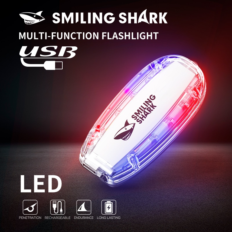SmilingShark JD010 LED Shoulder Light Red & Blue Warning Light ...