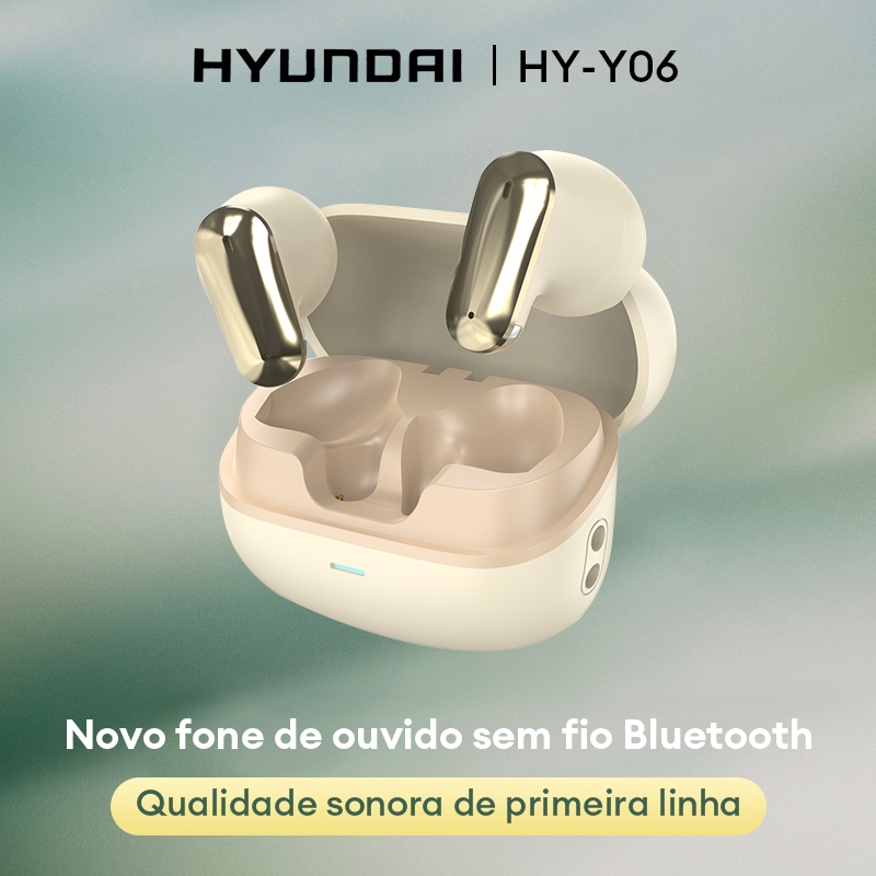 Hyundai HY-Y06 Bluetooth Earphones HIFI Stereo Smart Touch Dual Mode ...