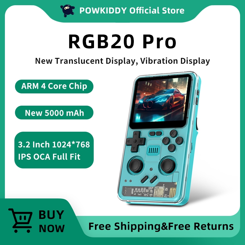 POWKIDDY RGB20 Pro Handheld Game Console New Portable Video Game Player