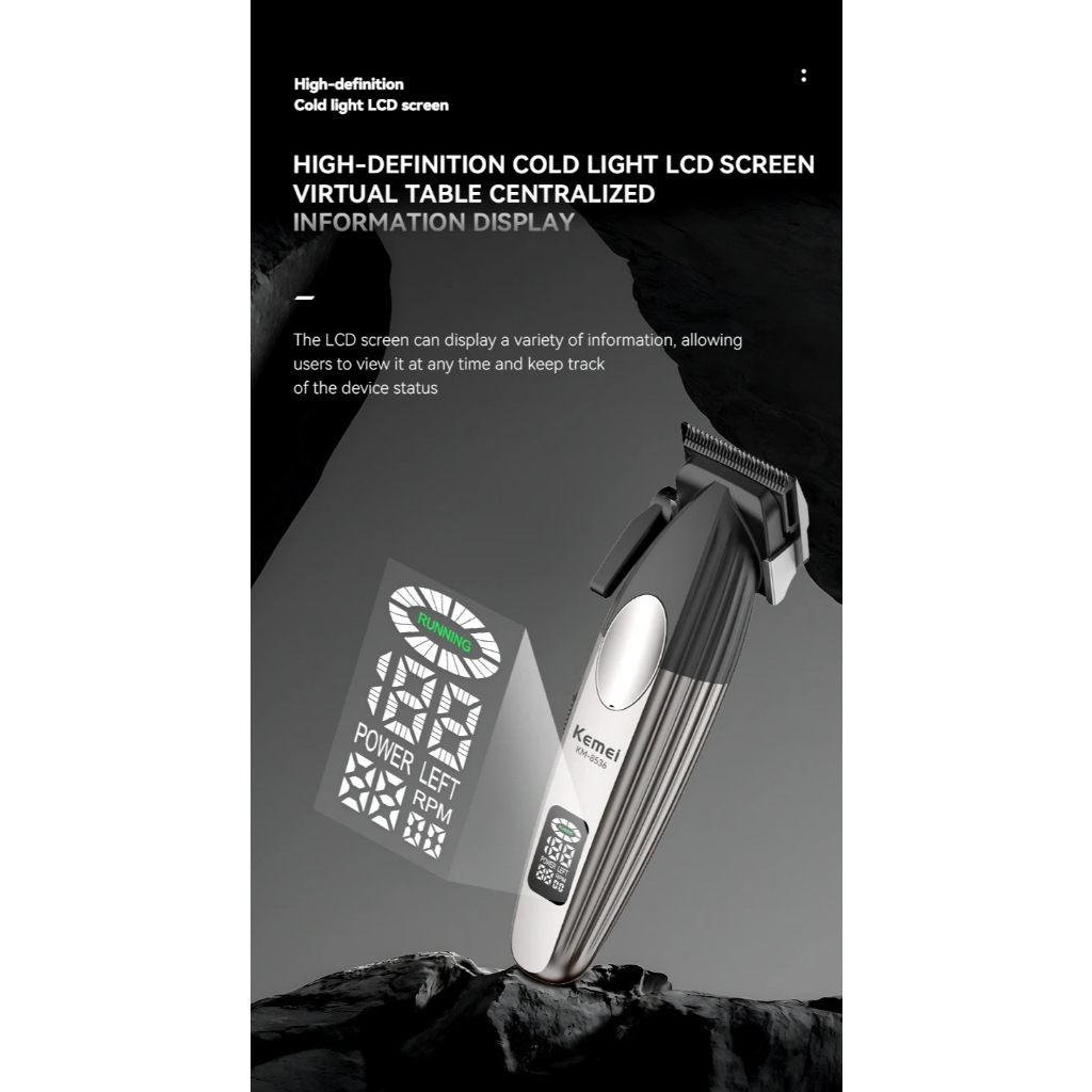 Kemei 8536 Professional Hair Clippers and Cordless Trimmer Kemei 8536 Professional Hair Clippers and Cordless Trimmer