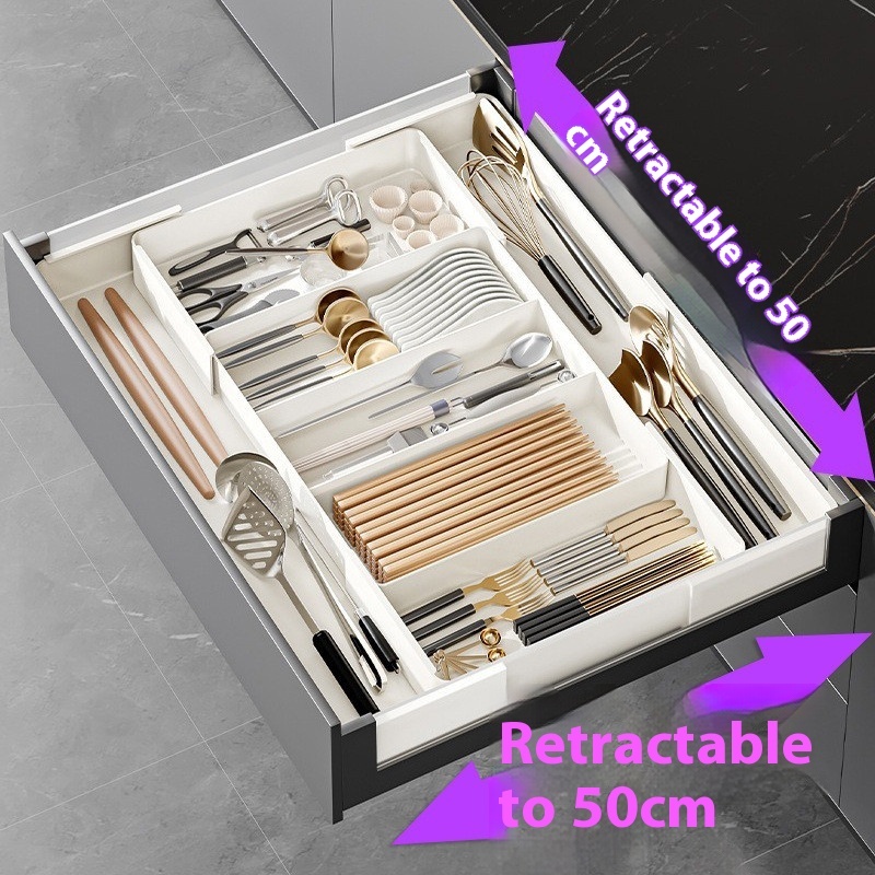 🌟SG Hot selling🌟 kitchen drawer retractable storage rack/tray ...