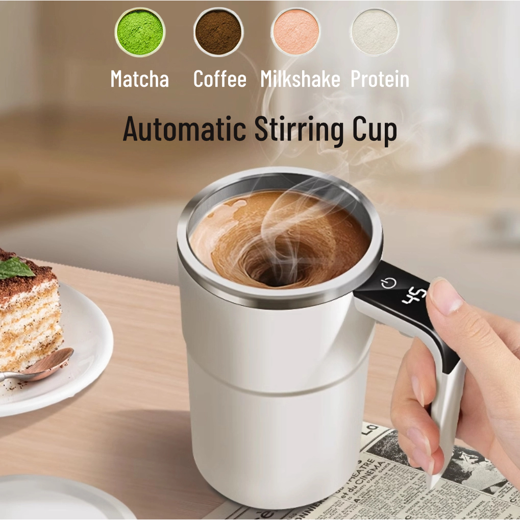 Brand 380ML Automatic Magnetic Mixing Coffee Cup Rechargeable