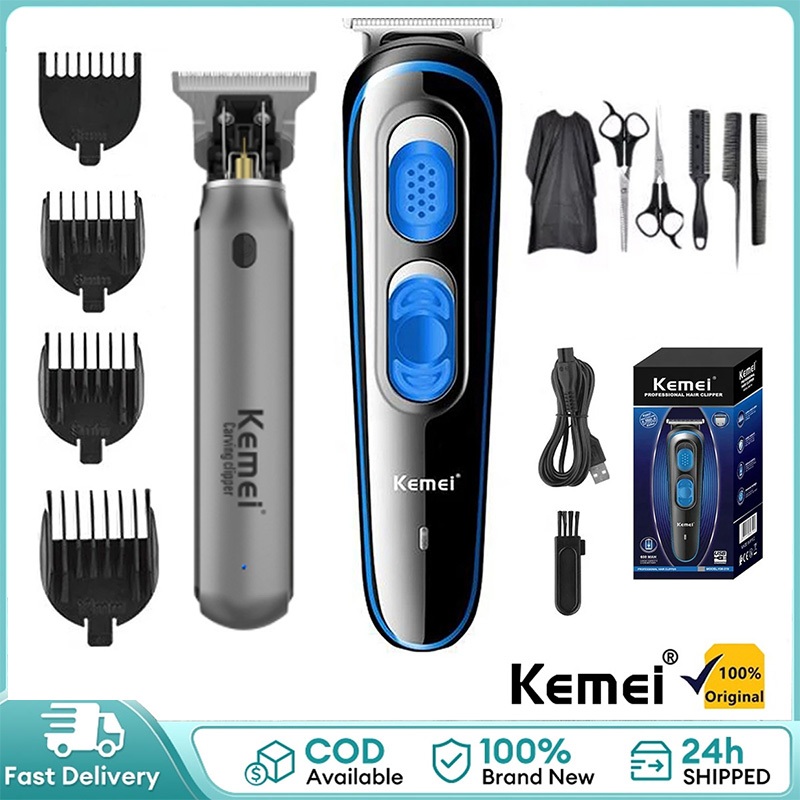 Kemei Professional Hair Clipper KM-319 Electric Razor Hair Cutting USB ...