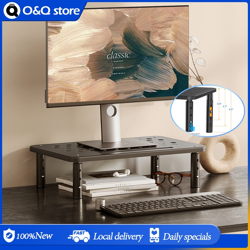 Monitor Stand Monitor Riser - Height Adjustable Laptop Computer ...